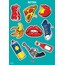 Retro Sticker Seti A6