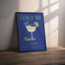 Minimalist Daiquiri İllüstrasyonu – Dekoratif Poster (Çerçevesiz)
