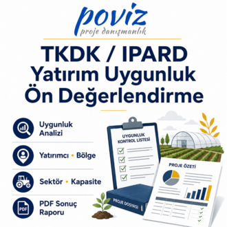 TKDK/IPARD Yatırım Uygunluk Ön Değerlendirme Hizmeti