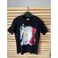 Baskılı siyah T-shirt