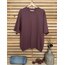 Oversize Bordo Tshirt