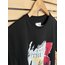 Baskılı siyah T-shirt