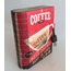 Kitap Kumbara Kilitli Ahşap Kutu Red Coffee
