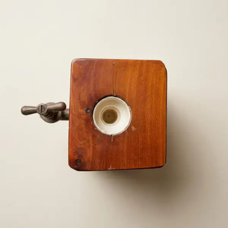 Vintage Musluklu Ahşap İçecek Dispenseri ve Masaüstü Şişe Standı