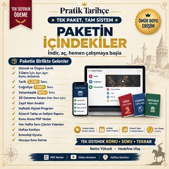 KPSS Genel Kültür Kampı | 2.800+ Soru + Zayıf Alan Analizi + Hoca Desteği