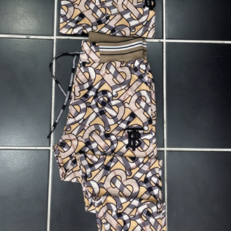(UNİSEX) BURBERRY BEİGE EŞOFMAN TAKIMI