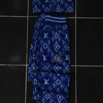 (UNİSEX) LOUİS & VUİTTON BLUE EŞOFMAN TAKIM