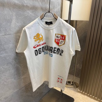 Dsquared2 Canada Logo Baskılı Beyaz Tişört