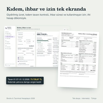 Bordro ve Kıdem Tazminatı Hesaplama Programı 2026 – İnternetsiz, Kurulumsuz