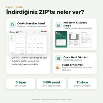 Ön Muhasebe Programı - Gelir Gider, KDV, Stopaj, Teklif | Abonelik Yok