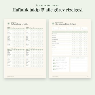 Ev Temizlik Planı Yazdırılabilir PDF | Haftalık Rutin, Bayram Temizliği