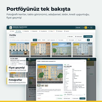 Emlak Ofisi Programı – Portföy, Müşteri, Yer Gösterme Takibi (İnternetsiz)