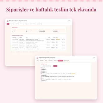 Ev Pastanesi Sipariş Formu ve Pasta Fiyat Hesaplama Kiti | Dijital