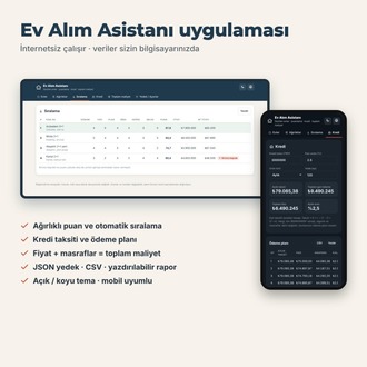 Ev Alırken Kontrol Kiti | Mimar Hazırladı | PDF + Offline Uygulama