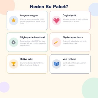 2. Sınıf Türkçe & Matematik Etkinlik Paketi (188 Sayfa PDF)