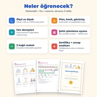 Küçük Mimar Atölyesi | 9-13 Yaş Yarıyıl Tatili Proje Kitabı PDF