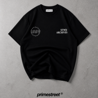 STWD - Oversize Siyah T-Shirt