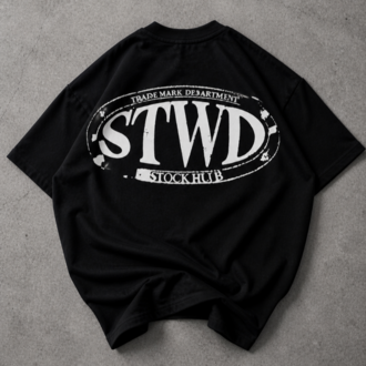 STWD - Oversize Siyah T-Shirt