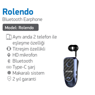 Simex Rolendo Bluetooth Kulaklik & Jopus Troff Usb / Pd Araç Şarj Başlığı 20w 2 li Set