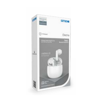 Simex Electra TWS Bluetooth Kulaklık ENC/38 saat ses/HD mic./Siri&Google Assistant Support