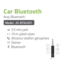 Jopus Bluetooth Aux Araç Kiti Bluetooth 5.0 Hd Ses Kalitesi Kesintisiz Bağlantı