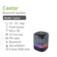 Jopus Castor Bluetooth Hoparlör Cam Rgb Aydınlatmalı / Sd Card / Usb Drive / 3.5mm Aux / Fm