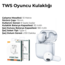 Azeada TWS Oyuncu Kulaklığı pd-bt118