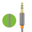 Jopus Ja-05 Convey Universal 3.5mm 2 Metre Aux Kablosu