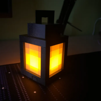 Minecraft Lantern Dekoru | Gamer Oda Aksesuarı