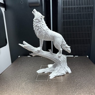 Uluyan Kurt 3D Baskı Figür