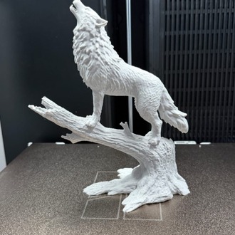 Uluyan Kurt 3D Baskı Figür