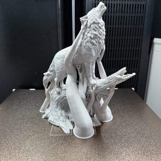Uluyan Kurt 3D Baskı Figür