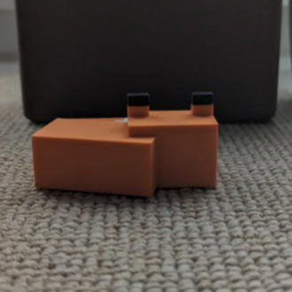 Minecraft Tilki (Fox) Koleksiyon Figürü 