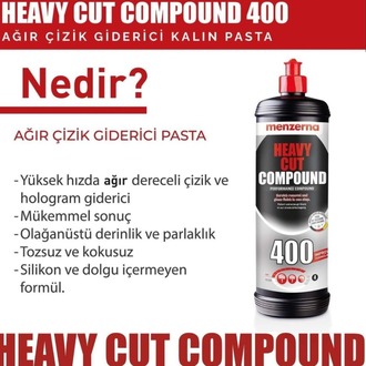 MENZERNA YENİ 400 Ağır Çizik Giderici Kalın Pasta - 1 Kg
