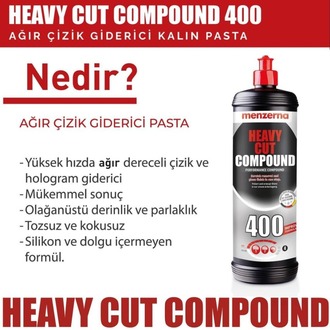 MENZERNA YENİ 400 Ağır Çizik Giderici Kalın Pasta – 1 Kg