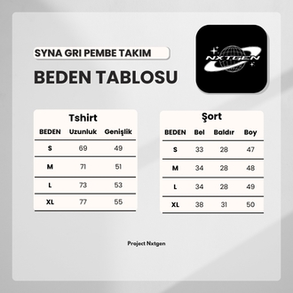 Syna Gri Pembe Takım