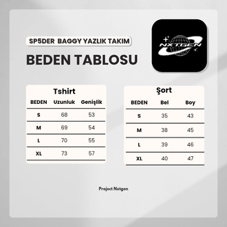 sp5der Baggy Gri Takım