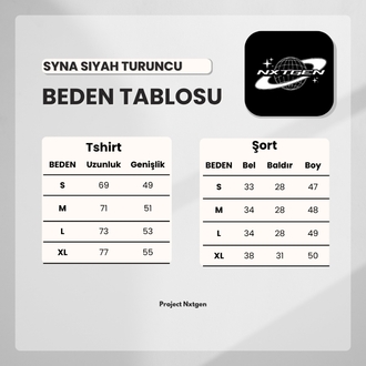 Syna Siyah Turuncu Takım