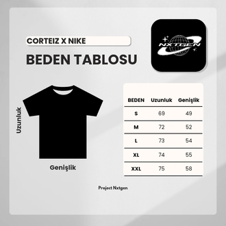 Corteiz x Nike Siyah Tshirt