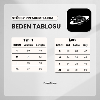 stüssy Premium Siyah Takım