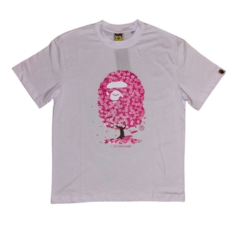 Bape x Sakura Beyaz Tshirt