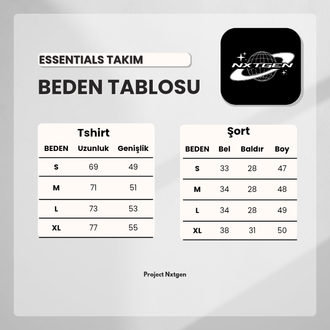Essentials Siyah Takım