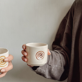 Spiral cup