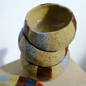 Benekli stoneware Espresso cup