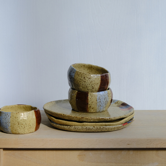 Benekli stoneware Espresso cup