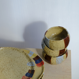 Benekli stoneware Espresso cup