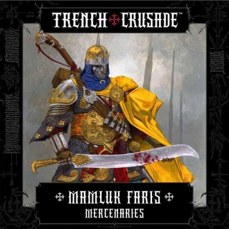 Trench Crusade Mamluk Faris 32mm Reçine Miniatür – Boyasız Tabletop Figür