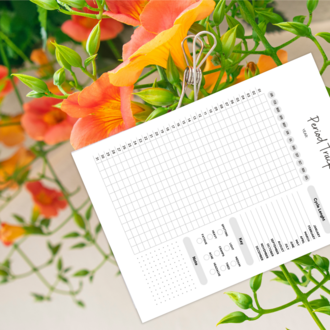 09-PERIOD TRACKER PRINTABLE, Minimal Planner, Undated Printable Planner, Instant download