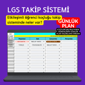 LGS TAKİP SİSTEMİ (Maarif Modele Uygun)