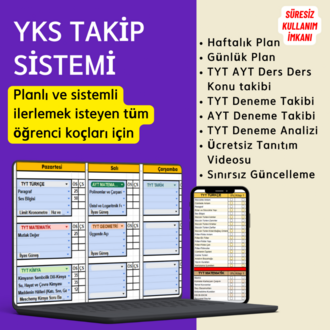 ETKİLEŞİMLİ YKS TAKİP SİSTEMİ